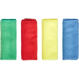 Салфетки хозяйственные Luscan микрофибра 30x30 см 180 г/кв.м (4 штуки в упаковке)