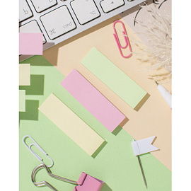 Клейкие закладки Attache бумажные 3 цвета по 40 листов 15x50 мм