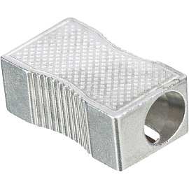 Точилка для карандашей Attache Economy металлическая серебристая 8 мм