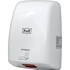 Сушилка для рук электрическая Puff-8815 сенсорная белая фото Сушилка для рук электрическая Puff-8815 сенсорная белая