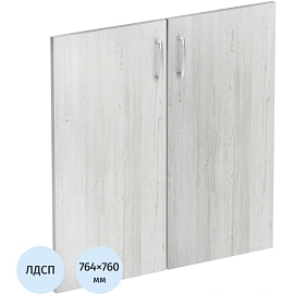 Двери низкие Комус Мебель (Easy to lead) Easy Standard ЛДСП (сосна винтер/серый, 768х762 мм, 2 штуки)