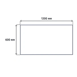 Стол прямой Комус Мебель Easy One 908860 (дуб сонома, 1200х600х743 мм)
