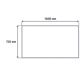 Стол прямой Комус Мебель Easy to lead Easy One 908865 (дуб сонома, 1600х730х743 мм)