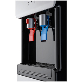 Кулер для воды напольный AEL LC-AEL-850a, нагрев/охлаждение компрессор., нижняя загрузка бутыли, белый