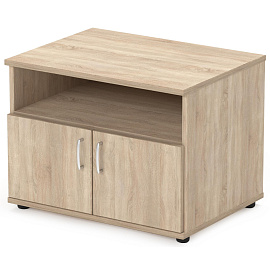 Тумба под оргтехнику Комус Мебель Easy One (дуб сонома, 800х600х605 мм)