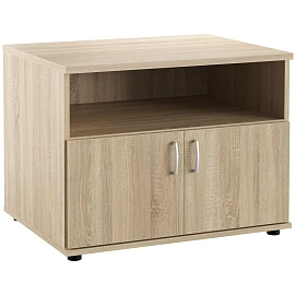 Тумба под оргтехнику Комус Мебель (Easy to lead) Easy One (дуб сонома, 800х600х605 мм)