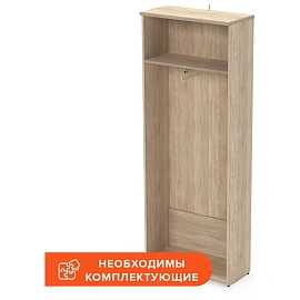 Корпус гардероба Комус Мебель Easy to lead Easy One (дуб сонома, 768x370x1997 мм)
