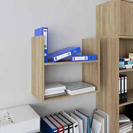 Полка навесная Easy to lead Easy One (дуб сонома, 650х292х569)