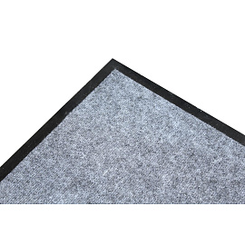 Коврик входной влаговпитывающий ворсовый 90х120х1 см серый