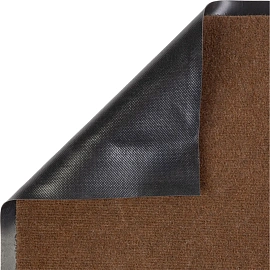 Коврик входной влаговпитывающий ворсовый 90х120 см коричневый