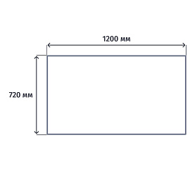 Стол прямой Riva А.СП-2 (белый, 1200х720х750 мм)