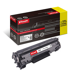 Картридж лазерный Комус 737 9435B004 для Canon чёрный совместимый повышенной ёмкости