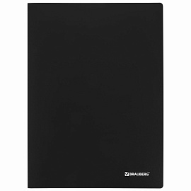 Папка 20 вкладышей BRAUBERG "Office", черная, 0,5 мм, 271324 фото Папка 20 вкладышей BRAUBERG "Office", черная, 0,5 мм, 271324