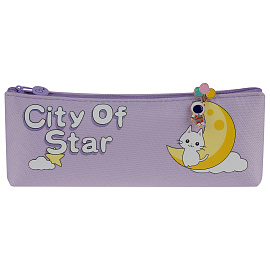 Пенал мягкий 205*75*30 MESHU "City Star", полиэстер, ПВХ