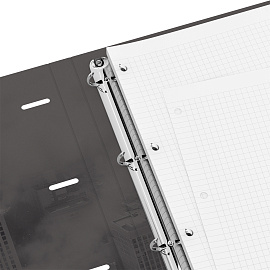 Тетрадь на кольцах А4, 120л., BG "City", картон, матовая ламинация