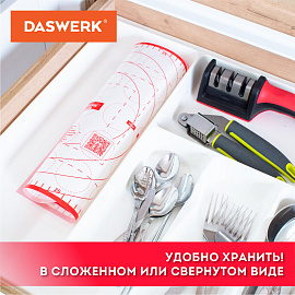 Коврик силиконовый для раскатки/запекания 30х40 см, красный, DASWERK (ДАСВЕРК), 608424 фото Коврик силиконовый для раскатки/запекания 30х40 см, красный, DASWERK (ДАСВЕРК), 608424