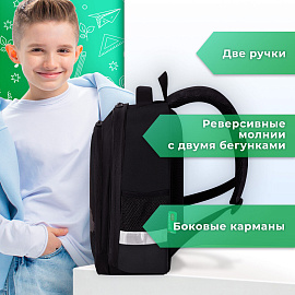 Ранец BRAUBERG KIDS STANDARD, 2 отделения, Terrible fighters, 36х28х14 см, 273146