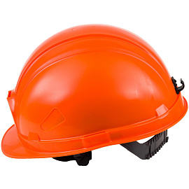 Каска защитная шахтерская РОСОМЗ Hammer оранжевая с ленточным механизмом (77514)