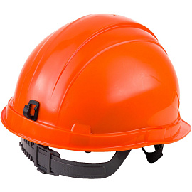Каска защитная шахтерская РОСОМЗ Hammer оранжевая с ленточным механизмом (77514)