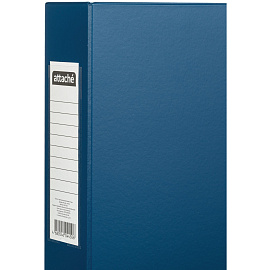 Папка-регистратор Attache 80 мм синяя ПВХ