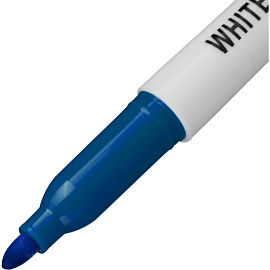 Маркер для белых досок синий (толщина линии 1-3 мм) круглый наконечник фото Маркер для белых досок синий (толщина линии 1-3 мм) круглый наконечник