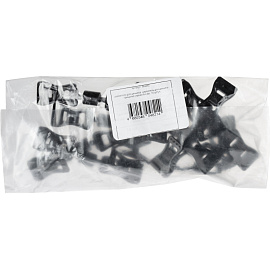 Ценникодержатель на прищепке FXS-DBL черный (10 штук в упаковке)