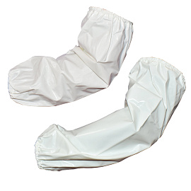 Нарукавник Рукас защитный водостойкий полиуретановый белый длина 46 см (2 штуки/1 пара в упаковке)