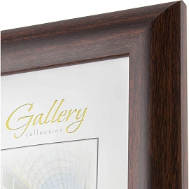 Рамка Мирам А4 21x29.7 см пластиковый багет 27 мм тёмно-коричневая