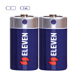 Батарейка Eleven C (R14) солевая Цена за 1 батарейку фото Батарейка Eleven C (R14) солевая Цена за 1 батарейку
