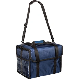 Термосумка для обедов оксфорд синяя 35х25х25 см