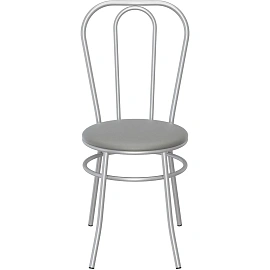 Стул обеденный Венский серый (искусственная кожа, металл)