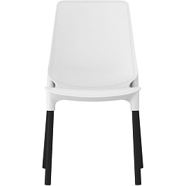 Стул обеденный Sheffilton SHT-S75 белый/чёрный муар (пластик, металл)