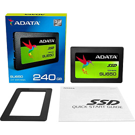 SSD накопитель Adata Ultimate SU650 240 ГБ (ASU650SS-240GT-R)