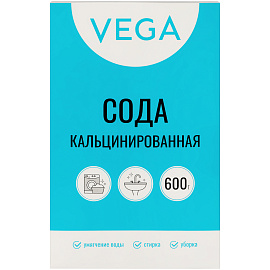 Сода кальцинированная, Vega, 600г, картонная коробка фото Сода кальцинированная, Vega, 600г, картонная коробка