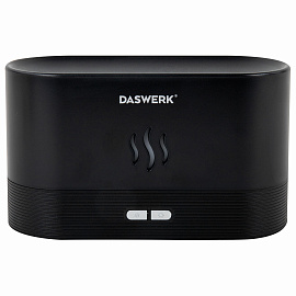 Увлажнитель воздуха "Камин", эффект пламени, 180 мл, Аромамасло в ПОДАРОК, черный, DASWERK (ДАСВЕРК), 456845