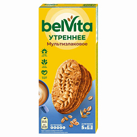 Печенье BelVita Утреннее со злаковыми хлопьями, 225г, 721491 фото Печенье BelVita Утреннее со злаковыми хлопьями, 225г, 721491