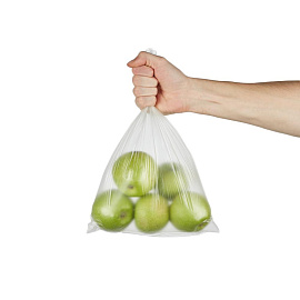 Пакет фасовочный ПНД 8 мкм 24х37 см (100 штук в рулоне)