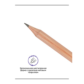 Карандаш ч/г Гамма "Старый мастер", 2B, кедр, заточен. фото Карандаш ч/г Гамма "Старый мастер", 2B, кедр, заточен.