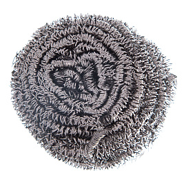 Губка для посуды OfficeClean, большая, металлическая, спиральная, 1шт., 8*7см (50г) фото Губка для посуды OfficeClean, большая, металлическая, спиральная, 1шт., 8*7см (50г)