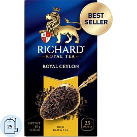 Чай черный Richard Royal Ceylon 25 сашет