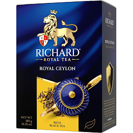 Чай листовой черный Richard Royal Ceylon 180 г фото Чай листовой черный Richard Royal Ceylon 180 г