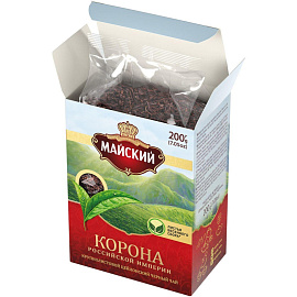 Чай листовой черный Майский Корона Российской Империи 200 г фото Чай листовой черный Майский Корона Российской Империи 200 г