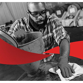 Нетканый протирочный материал KIMBERLY-CLARK Wypall x80 8377 белый (475 листов в упаковке)