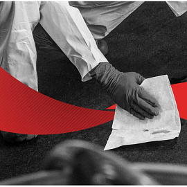 Нетканый протирочный материал KIMBERLY-CLARK Wypall x80 8377 белый (475 листов в упаковке)