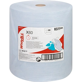 Материал протирочный нетканый в рулоне Kimberly-Clark 500 листов 31x38.5 см голубой 1-слойный 63 г/кв.м