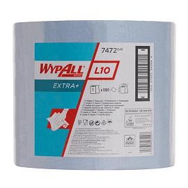 Бумага протирочная в рулоне Kimberly-Clark WypAll Extra+ 1000 листов 23.5x38 см голубая 1-слойная