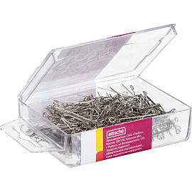 Булавки Attache металлические 30 мм (500 штук в упаковке)