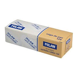 Ластик Milan 124 из синтетического каучука овальный 49x23x9 мм