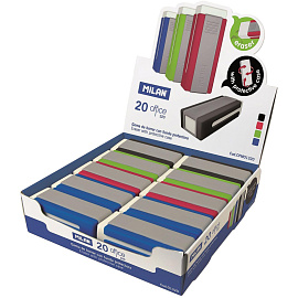 Ластик Milan Office 320 ПВХ прямоугольный 61x23x12 мм