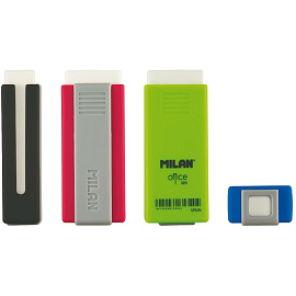 Ластик Milan Office 320 ПВХ прямоугольный 61x23x12 мм